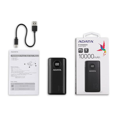 پاور بانک ای دیتا مدل P10000QCD