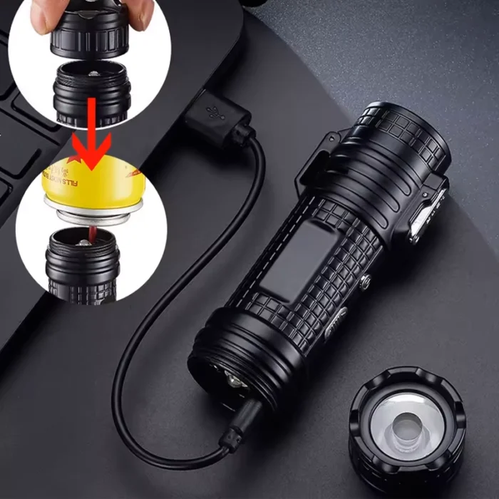 چراغ قوه فندکی ضد آب مدل Th-727